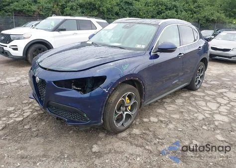2019 Alfa Romeo Stelvio Ti Lusso Awd z USA, uszkodzony, nr VIN ZASPAKBN5K7C58905